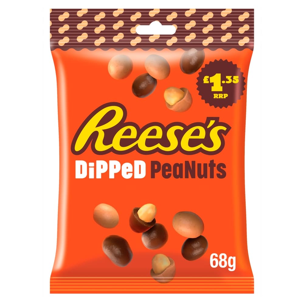 Reese's Dipped Peanuts Pouch 68g £1.35 PMP