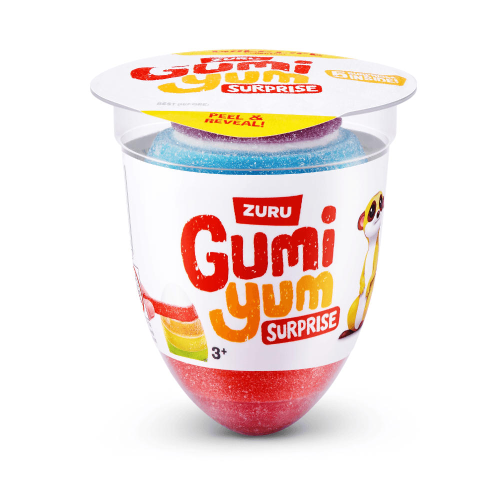 Gumi Yum Surprise Wildlife 22g Gummy & Toy By Zuru