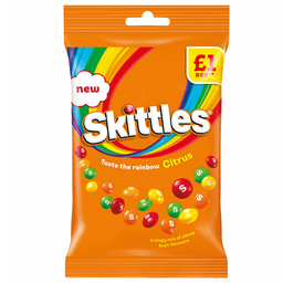 Skittles Citrus Sweets Bag 109g £1 PMP