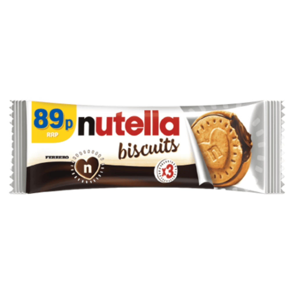 Nutella Biscuits 3 Pack 41.4g 89p PMP