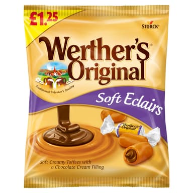 Werther's Original Soft Eclairs - 12 x 100g Bags