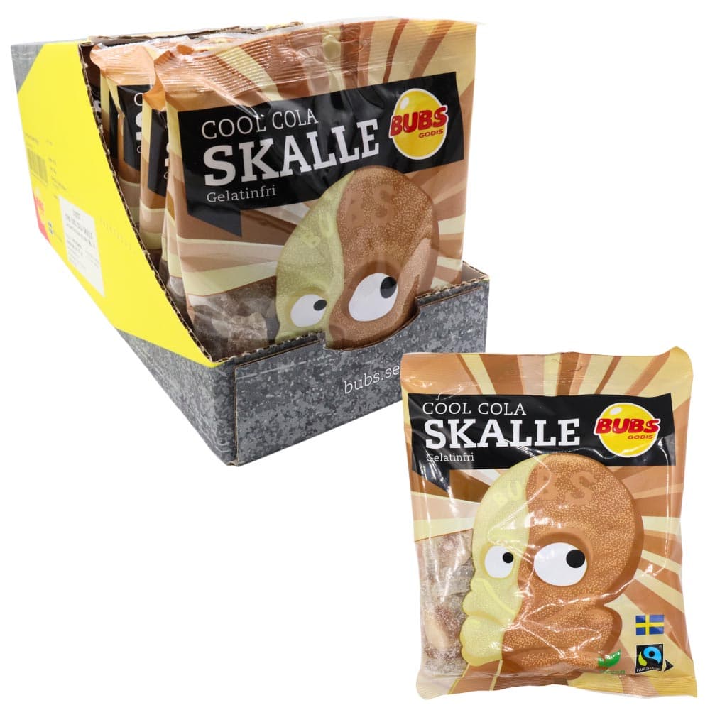 Bubs Cool Cola Skulls Bag 160g