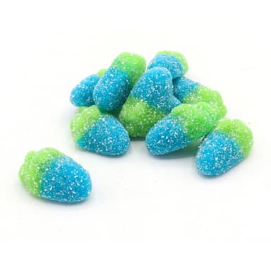Kingsway Mini Fizzy Blue Raspberries - 1 x 3kg Bag
