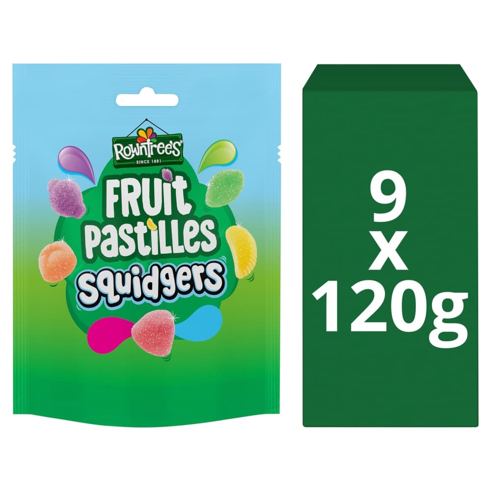 Rowntree's Fruit Pastilles Squidgers Sweets Sharing Bag 120g