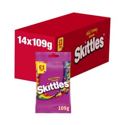 Skittles Vegan Wild Berry Treat Bag 109g £1 PMP