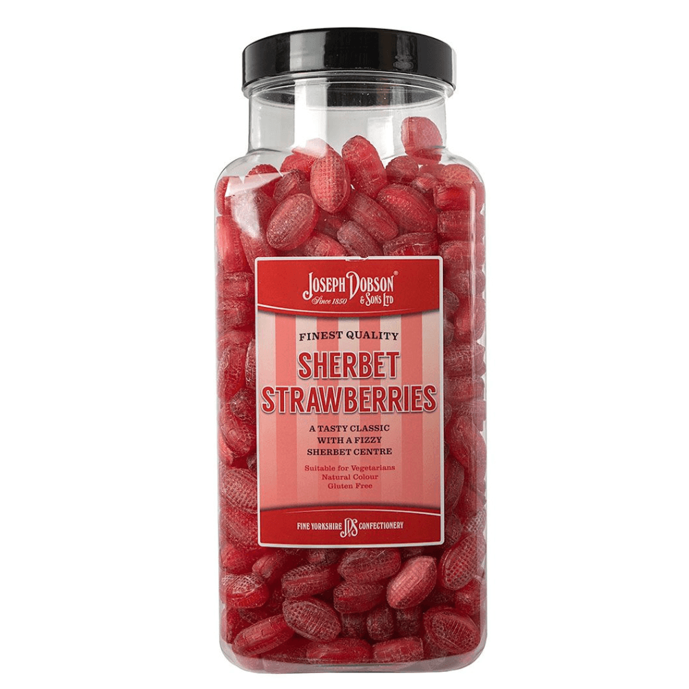 Dobsons Sherbet Strawberries Jar 2.72kg