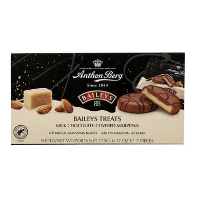 Anthon Berg Baileys Milk Chocolate Covered Marzipan - 1 x 175g Box