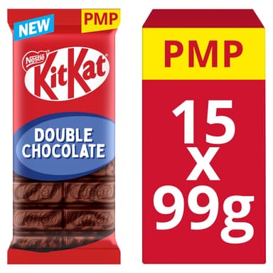 KitKat Double Chocolate Sharing Bar - 15 x 99g Bars