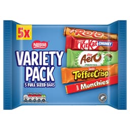 Nestlé Variety Milk Chocolate Bar Multipack 218g