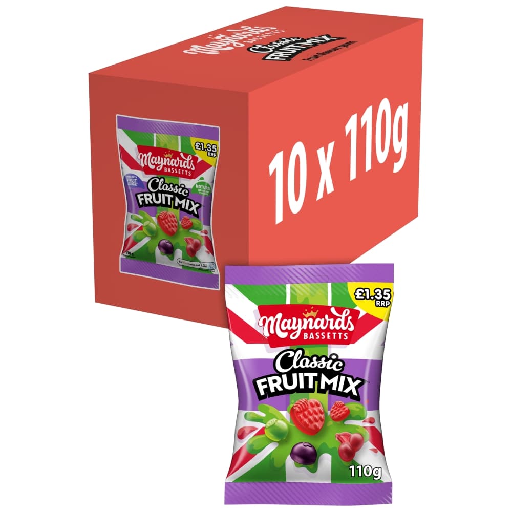 Maynards Bassetts Classic Fruit Mix Jelly 110g £1.35 PMP
