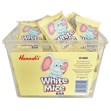 Hannah's White Mice - 60 x 40g Packs