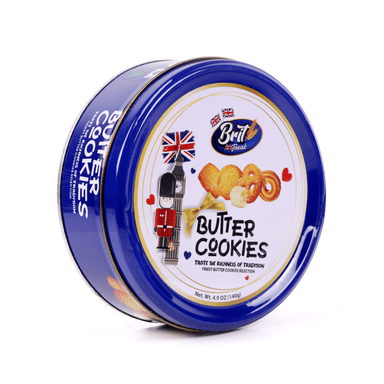 Brit Treat Butter Cookies - 24 x 140g Tins