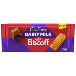 Cadbury Dairy Milk Biscoff Chocolate 95g £1.95 PMP
