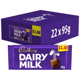 Cadbury Dairy Milk Classic Chocolate Bar 95g £1.95 PMP