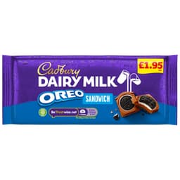 Cadbury Dairy Milk Oreo Sandwich Chocolate Bar 96g £1.95 PMP
