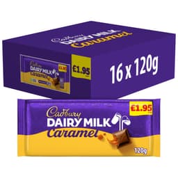 
Cadbury Dairy Milk Caramel Chocolate Bar 120g £1.95 PMP
