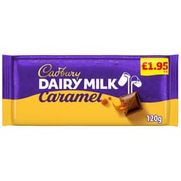 
Cadbury Dairy Milk Caramel Chocolate Bar 120g £1.95 PMP
