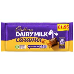 
Cadbury Dairy Milk Caramel Chocolate Bar 120g £1.95 PMP
