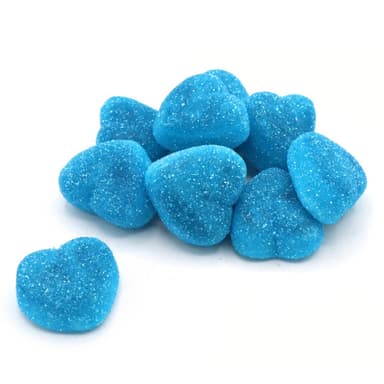 Damel Fizzy Raspberry Filled Hearts - 1 x 1kg Bag
