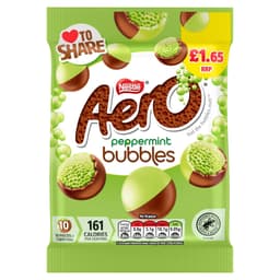 Aero Bubbles Peppermint Chocolate Bag 80g PMP £1.65