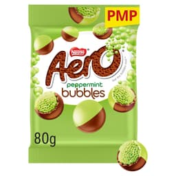 Aero Bubbles Peppermint Chocolate Bag 80g PMP £1.65