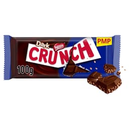 Crunch Dark Chocolate Bar 100g £1.65 PMP