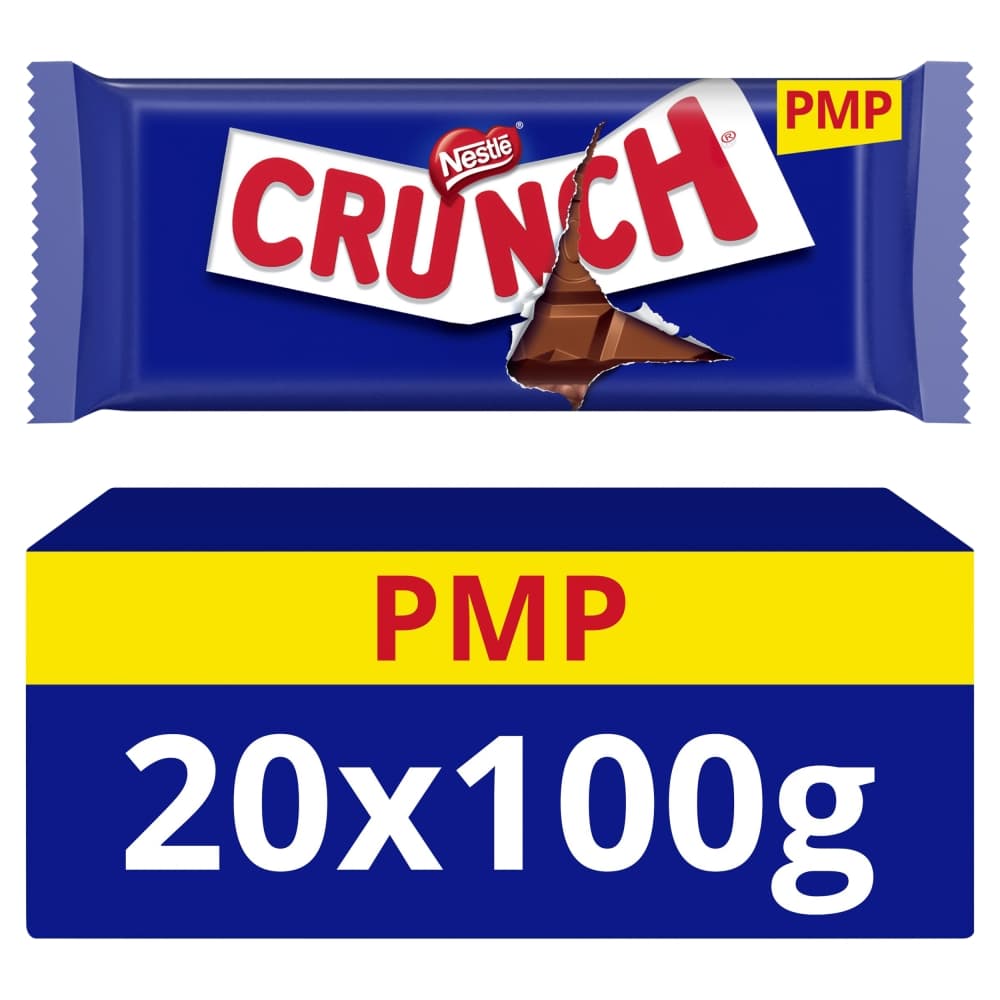 Crunch Milk Chocolate Bar 100g PMP £1.65