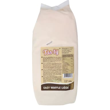 Tas-ty Easy Express Waffles Liege Mix - 1 x 1.5kg Bag