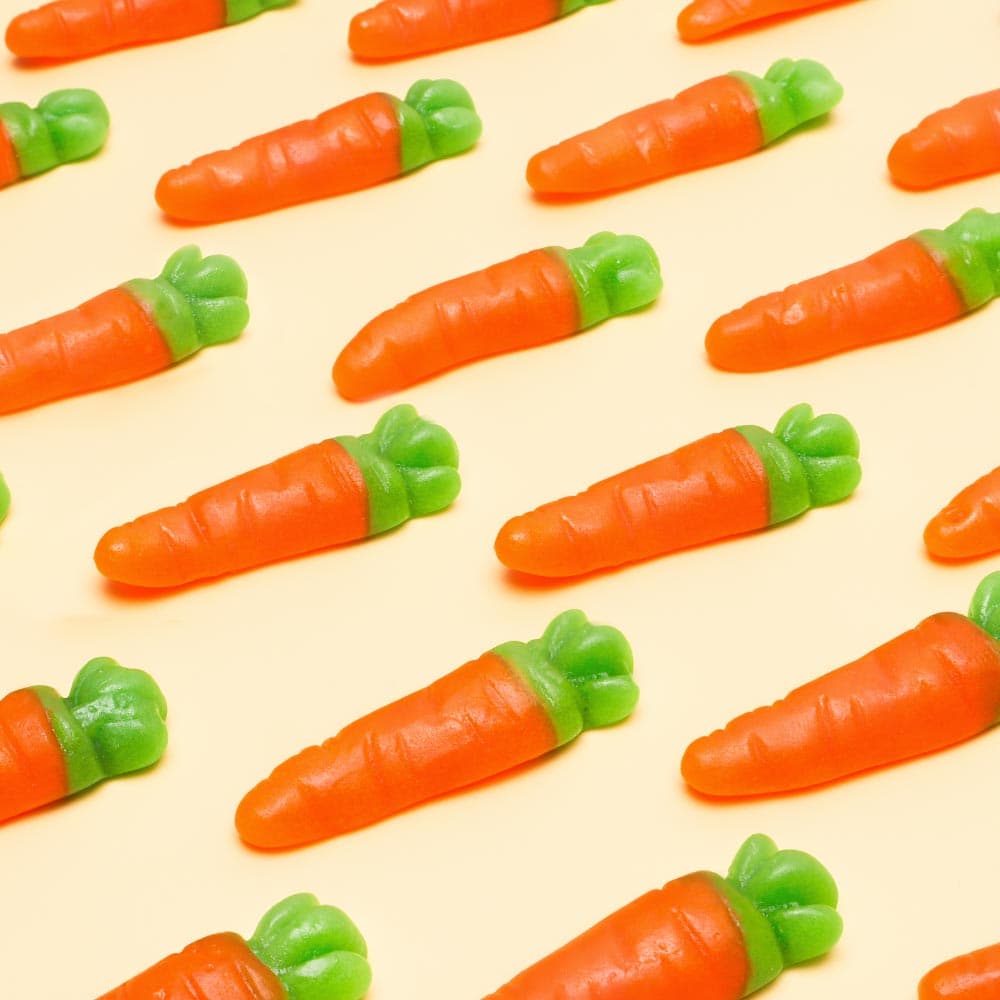 Kingsway Gummy Carrots Bag 3kg
