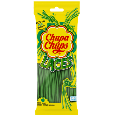 Chupa Chups Apple Laces - 18 x 90g Bags