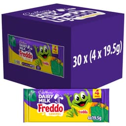 Cadbury Dairy Milk Caramel Freddo 4 Pack Multipack 78g
