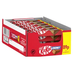 KitKat Chunky Milk Chocolate Bar 40g PMP 89p