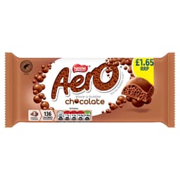 Aero Milk Chocolate Sharing Bar 90g PMP £1.65