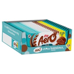 Aero Choco Hazelnut Flavour Sharing Bar 90g PMP £1.65