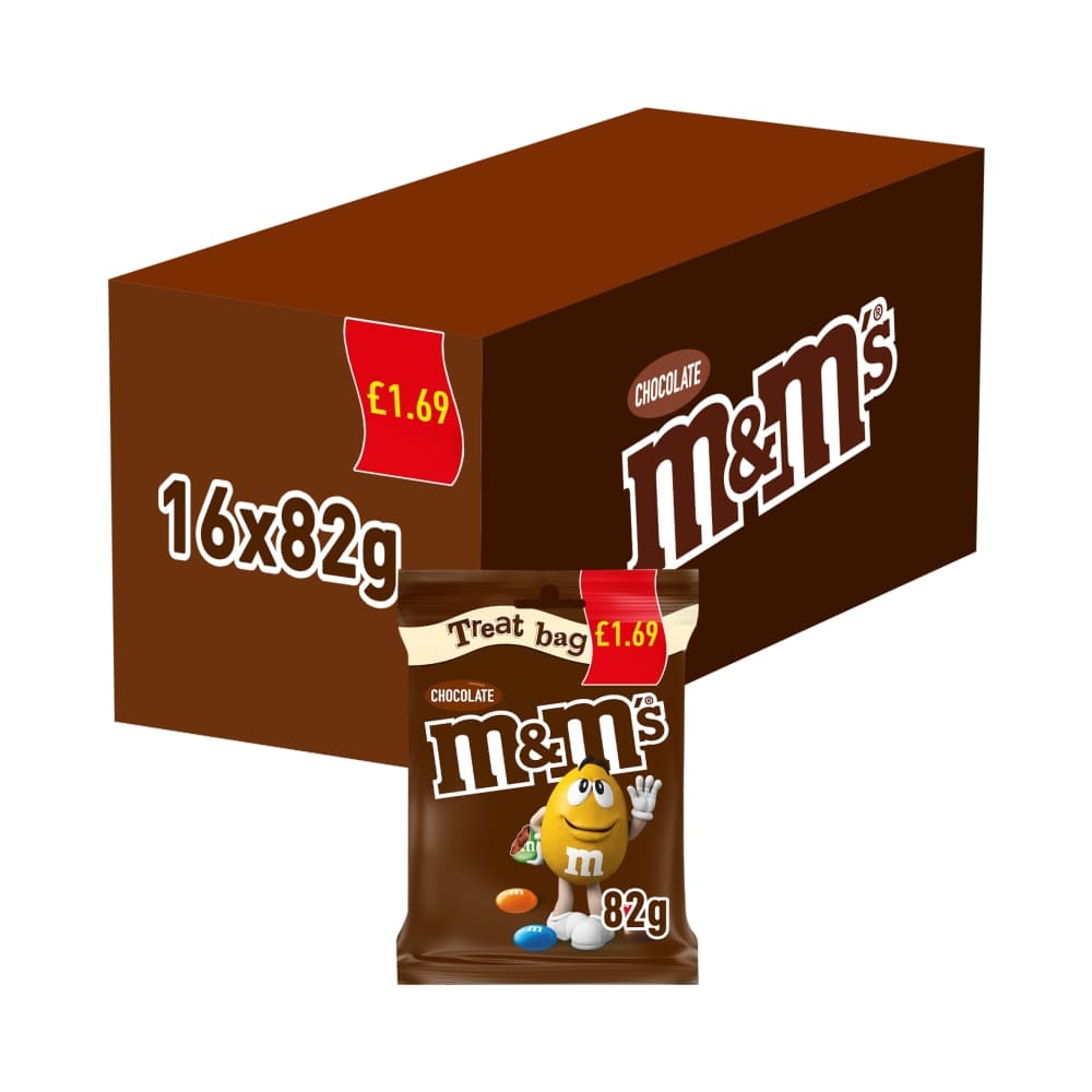 M&M's Milk Chocolate Bag 82g £1.69 PMP