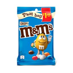 M&M's Crispy Milk Chocolate Bag 77g £1.69 PMP