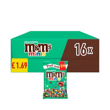 M&M's Minis Bites Milk Chocolate Bag - 16 x 70g Bags
