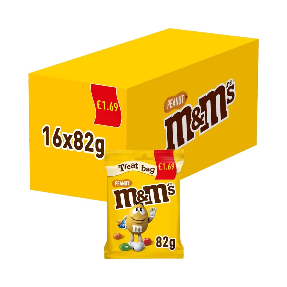 M&M's Milk Chocolate Peanut Bag 82g £1.69 PMP
