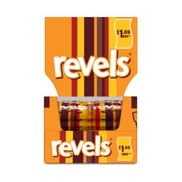Revels Milk Chocolate Bag wth Raisins, Coffee or Orange Bag 71g £1.69 PMP 