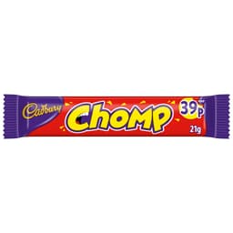 Cadbury Chomp Chocolate Bar 21g 39p PMP
