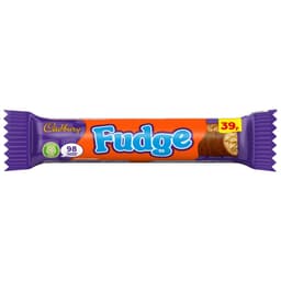 Cadbury Fudge Chocolate Bar 22g 39p PMP