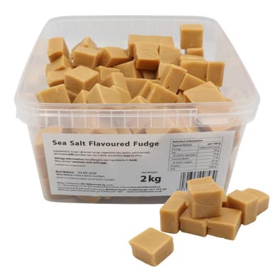 Sea Salt Flavoured Fudge - 1 x 2kg Tub