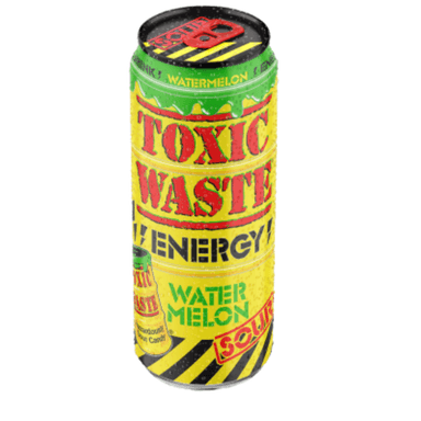 Toxic Waste Sour Watermelon Energy Drink - 12 x 500ml Cans