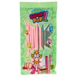 Crazy Candy Factory Sour n Pop Straws 80g
