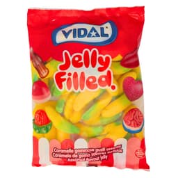 Vidal Jelly Filled Bananas Bag 1kg