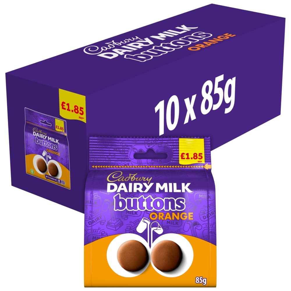 Cadbury Dairy Milk Orange Buttons Chocolate Bag 85g £1.85 PMP