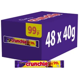 Cadbury Crunchie Chocolate Bar 40g 99p PMP
