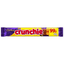 Cadbury Crunchie Chocolate Bar 40g 99p PMP