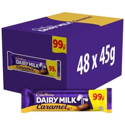Cadbury Dairy Milk Caramel Chocolate Bar 45g 99p PMP 