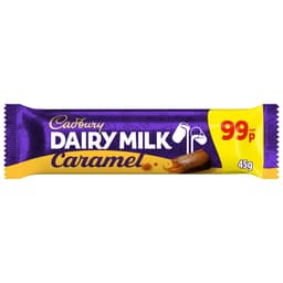 Cadbury Dairy Milk Caramel Chocolate Bar 45g 99p PMP 
